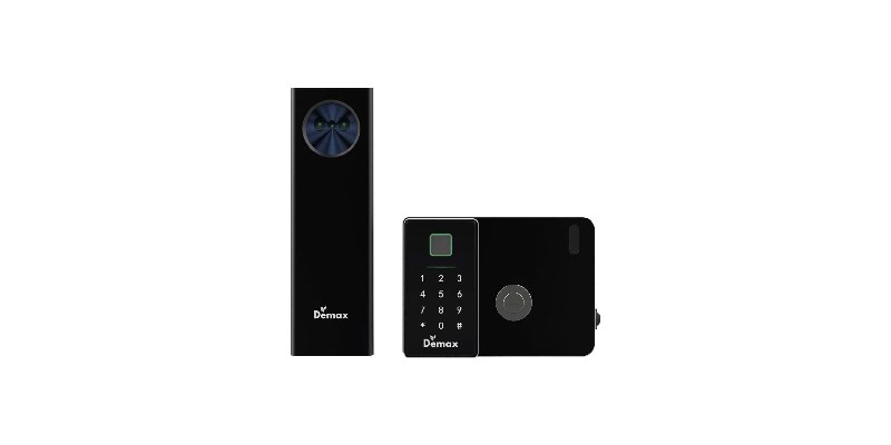 Khóa cửa cổng sắt Demax EL-C908 GB Face ID chống nước