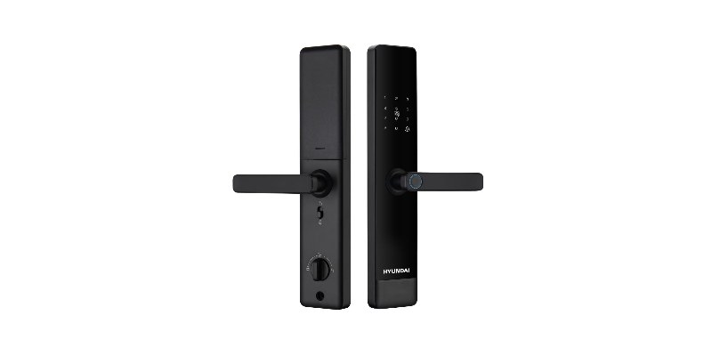 Khóa vân tay cửa gỗ Hyundai HY-SL007 Black